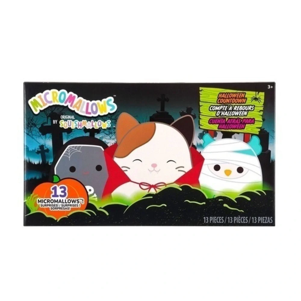 NIB. SQUISHMALLOWS Halloween Micromallows Halloween Countdown